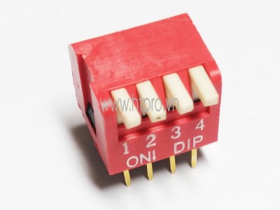 Công tắc Bit CY-2 4P 2.54mm DIP Switch
