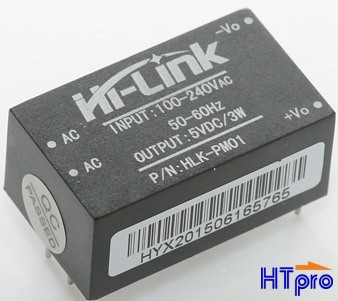HLK-PM01 Chuyển Đổi AC-DC 220V-5V/3W Hi-link