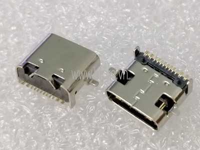 Cổng USB3.1 Type C 16Pin DIP Đầu Cái 1.6MM