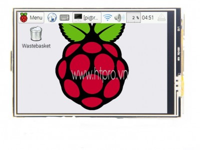 LCD 3.5inch Raspberry Pi Cảm Ứng Điện Trở