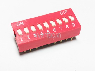 Công tắc Bit 9P 2.54mm DIP Switch