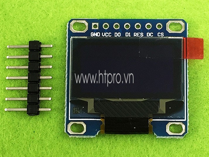 0.96 inch OLED SSD1306 7 Chân Giao Tiếp SPI