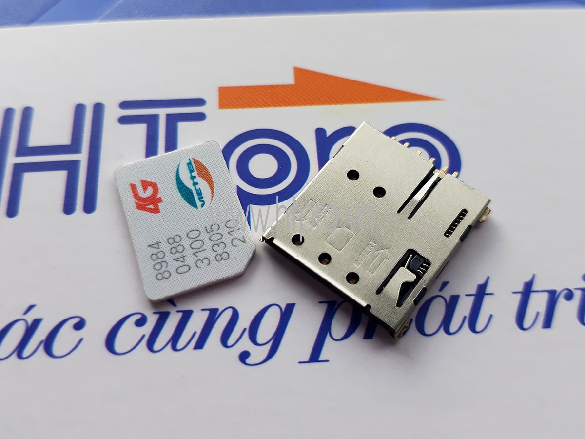 Pin Nano Sim Tim Nano SIM 7P socket kiểu nhấn